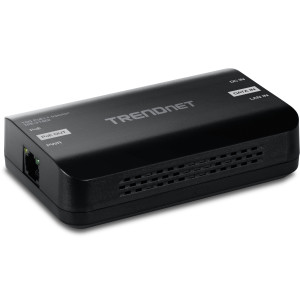 TRENDnet TPE-318GI 10 Gigabit PoE++ Injector, 90W power, magnetic wall mount, 54V DC Power adapter 